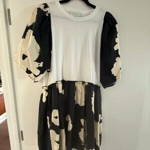 Tanya Taylor Lesley Shadow Blossom t-shirt dress